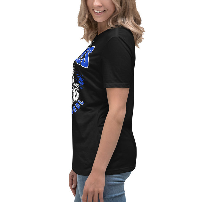 Side view of New Caney High School Eagles Women's Relaxed Fit T-shirt 213