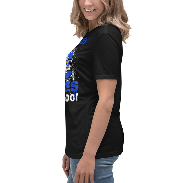 Side view of New Caney High School Eagles Women's Relaxed Fit T-shirt 205