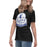 Side view of St. Frederick High School Warriors Women's Black T-shirt 219