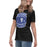 Side view of St. Frederick High School Warriors Women's Black T-shirt 207