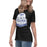 Side view of Taylor High School Mustangs Women's Black T-shirt 219