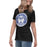 Side view of Taylor High School Mustangs Women's Black T-shirt 220