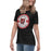 Side view of Tomball High School Cougars Women's Black T-shirt 203