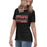 Side view of Tomball High School Cougars Women's Black T-shirt 098