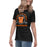 Side view of United High School Longhorns Women's Black T-shirt 208