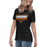 Side view of United High School Longhorns Women's Black T-shirt 049