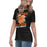 Side view of United High School Longhorns Women's Black T-shirt 205