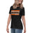 Side view of United High School Longhorns Women's Black T-shirt 098