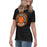 Side view of United High School Longhorns Women's Black T-shirt 220