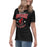 Side view of Westfield High School Mustangs Women's Black T-shirt 213