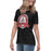 Woman wearing Westfield High School Mustangs Women's Black T-shirt 212