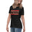 Side view of Caney Creek High School Panthers Women's Black T-shirt 098