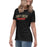 Side view of Caney Creek High School Panthers Women's Black T-shirt 021