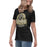 Side view of Conroe High School Tigers Women's Black T-shirt 219