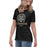 Side view of Conroe High School Tigers Women's Black T-shirt 226