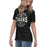 Side view of Conroe High School Tigers Women's Black T-shirt 218
