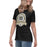 Side view of Conroe High School Tigers Women's Black T-shirt 212