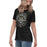 Side view of Conroe High School Tigers Women's Black T-shirt 227