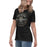 Side view of Conroe High School Tigers Women's Black T-shirt 201
