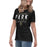 Side view of Cypress Park High School Tigers Women's Black T-shirt 003