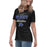Side view of Dekaney High School Wildcats Women's Black T-shirt 034