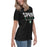 Side view of Spring High School Lions Women's Black Relaxed T-shirt 003