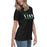 Side view of Spring High School Lions Women's Black Relaxed T-shirt 049