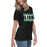 Side view of Spring High School Lions Women's Black Relaxed T-shirt 098