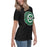 Side view of Spring High School Lions Women's Black Relaxed T-shirt 216