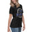 Side view of Hebron High School Hawks Women's Relaxed Fit T-shirt 206
