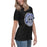 Side view of Hebron High School Hawks Women's Relaxed Fit T-shirt 220
