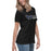 Side view of Hebron High School Hawks Women's Relaxed Fit T-shirt 200