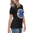 Side view of Hebron High School Hawks Women's Relaxed Fit T-shirt 203