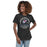 Woman wearing Tompkins High School Falcons Women's Dark Grey T-shirt 206