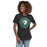 Women wearing Cypress Falls High School Eagles Women's Dark Grey Heather T-shirt 224