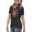 Side view of United High School Longhorns Women's Dark Grey T-shirt 201