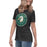 Side view of Cypress Falls High School Eagles Women's Dark Grey Heather T-shirt 224