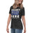 Side view of Dekaney High School Wildcats Women's Dark Grey Heather T-shirt 231