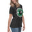 Side view of Spring High School Lions Women's Dark Grey Relaxed T-shirt 203