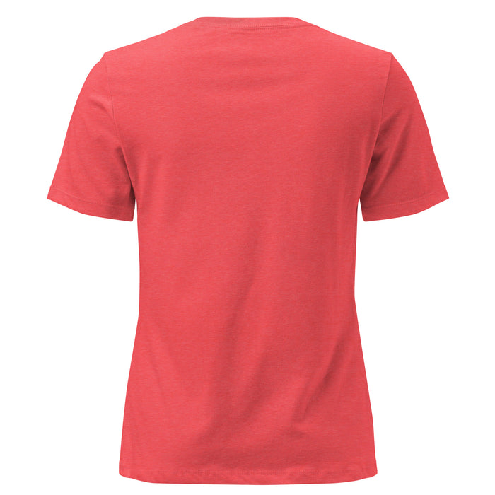 Back view of Katy High School Tigers Women's Relaxed Fit T-shirt 206