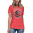 Westfield High School Mustangs Women's Heather Red T-shirt 215