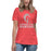 Cypress Lakes High School Spartans Heather Red Women's T-shirt 233