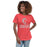 Woman wearing Cypress Lakes High School Spartans Heather Red Women's T-shirt 233