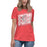 Cypress Lakes High School Spartans Heather Red Women's T-shirt 223