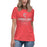 Cypress Lakes High School Spartans Heather Red Women's T-shirt 217
