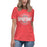 Cypress Lakes High School Spartans Heather Red Women's T-shirt 011