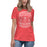 Cypress Lakes High School Spartans Heather Red Women's T-shirt 207