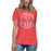 Student wearing Katy High School Tigers Women's Relaxed Fit T-shirt 206