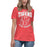 Woman wearing Katy High School Tigers Women's Relaxed Fit T-shirt 213