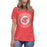 Woman wearing Katy High School Tigers Women's Relaxed Fit T-shirt 216